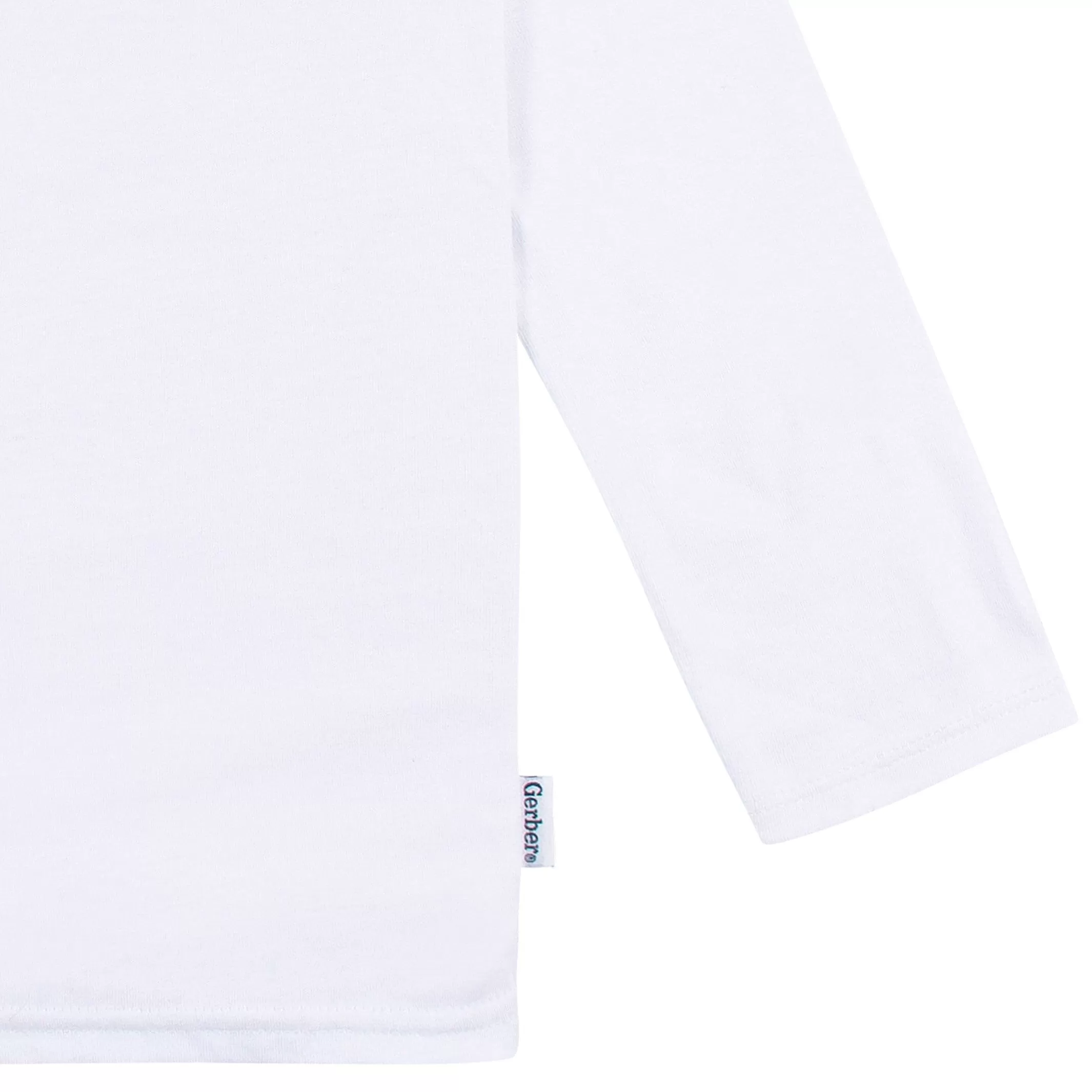 5-Pack Baby & Toddler White Long Sleeve Tees