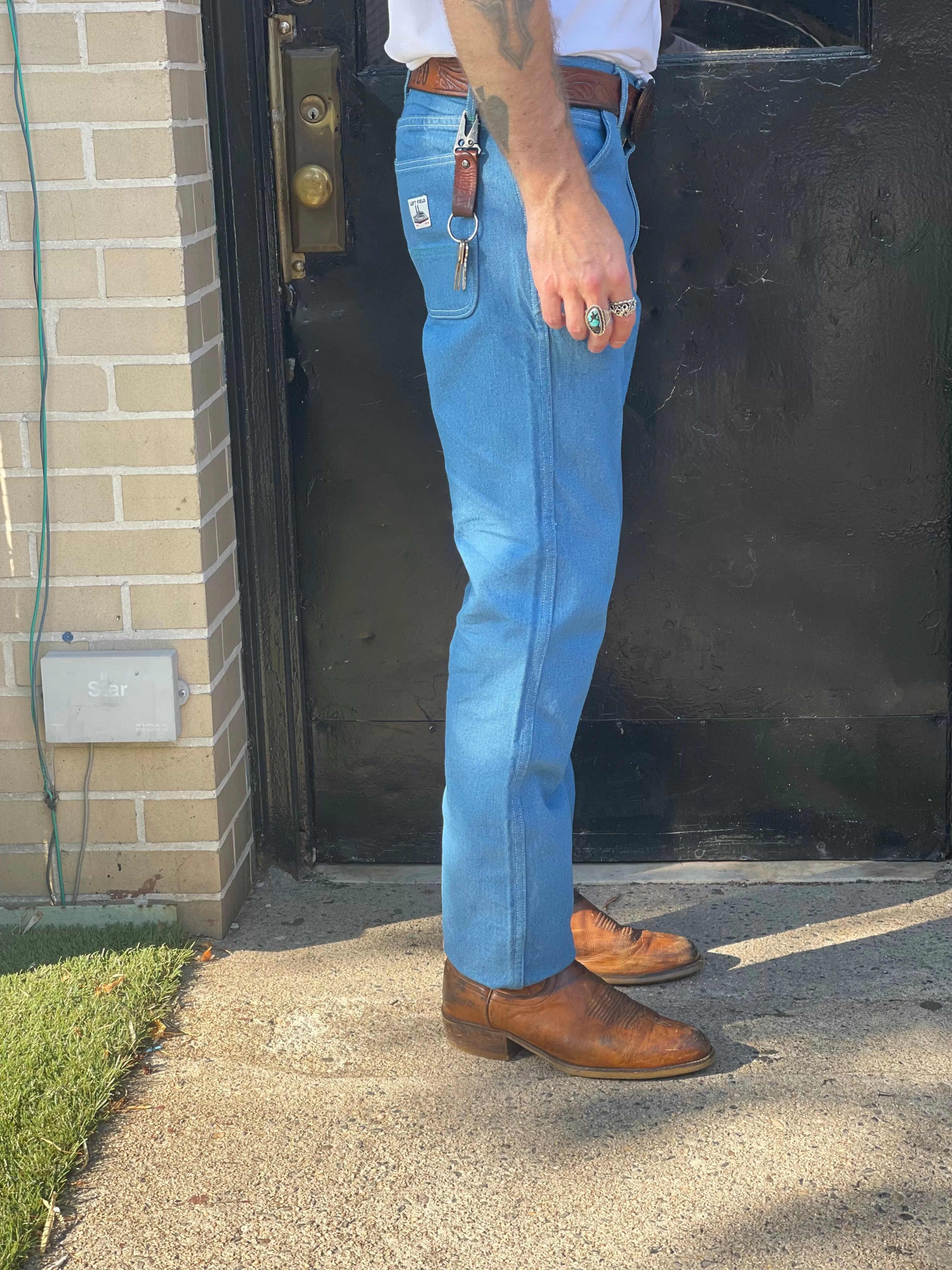 70’s Rodeo Blue Mt Vernon Work Uniform Denim