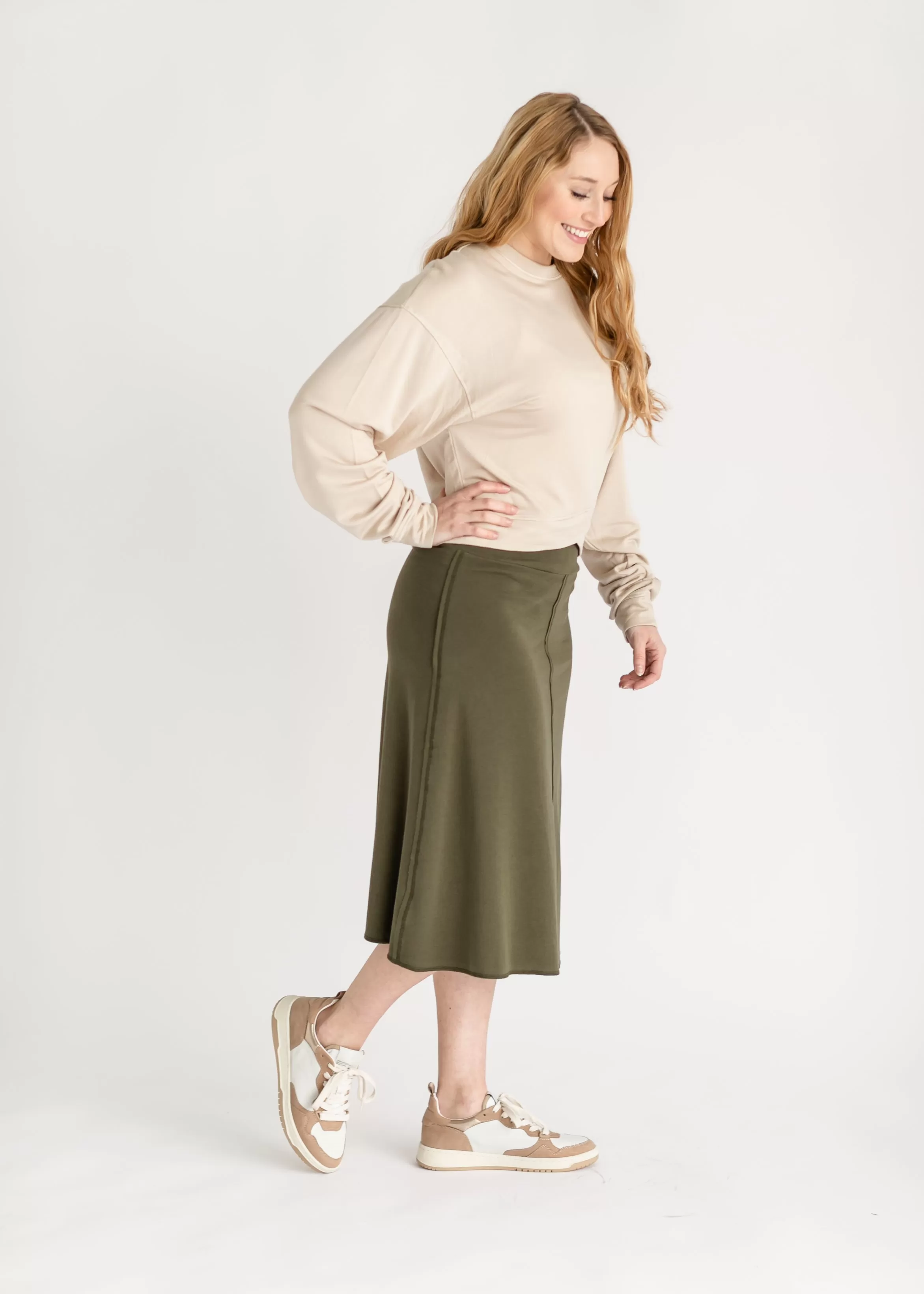 Allie Knit Midi Skirt - FINAL SALE