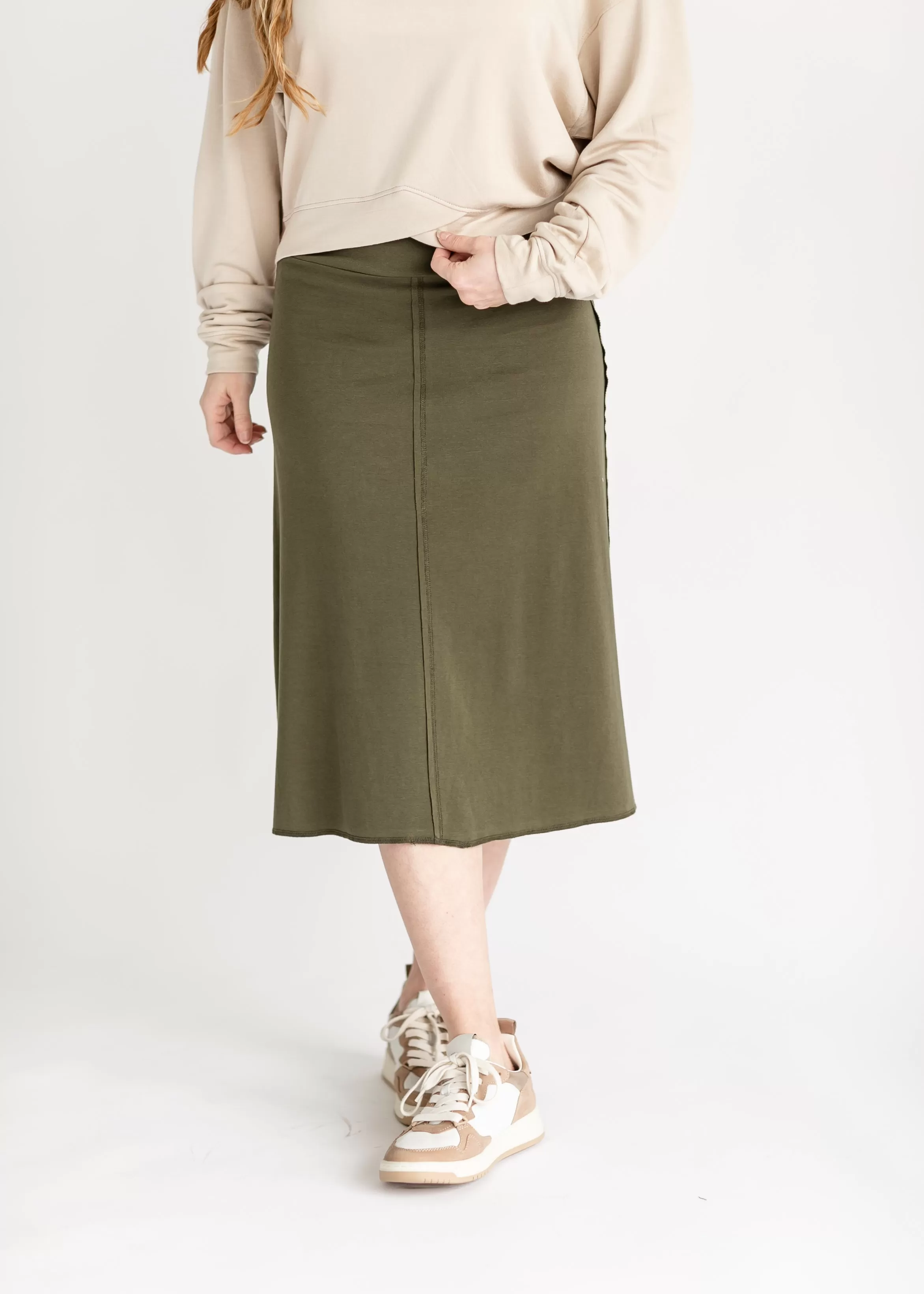 Allie Knit Midi Skirt - FINAL SALE