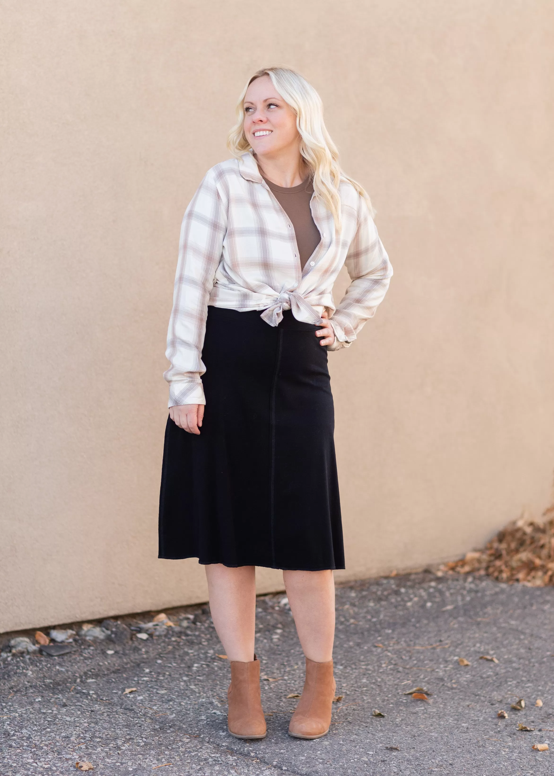 Allie Knit Midi Skirt - FINAL SALE