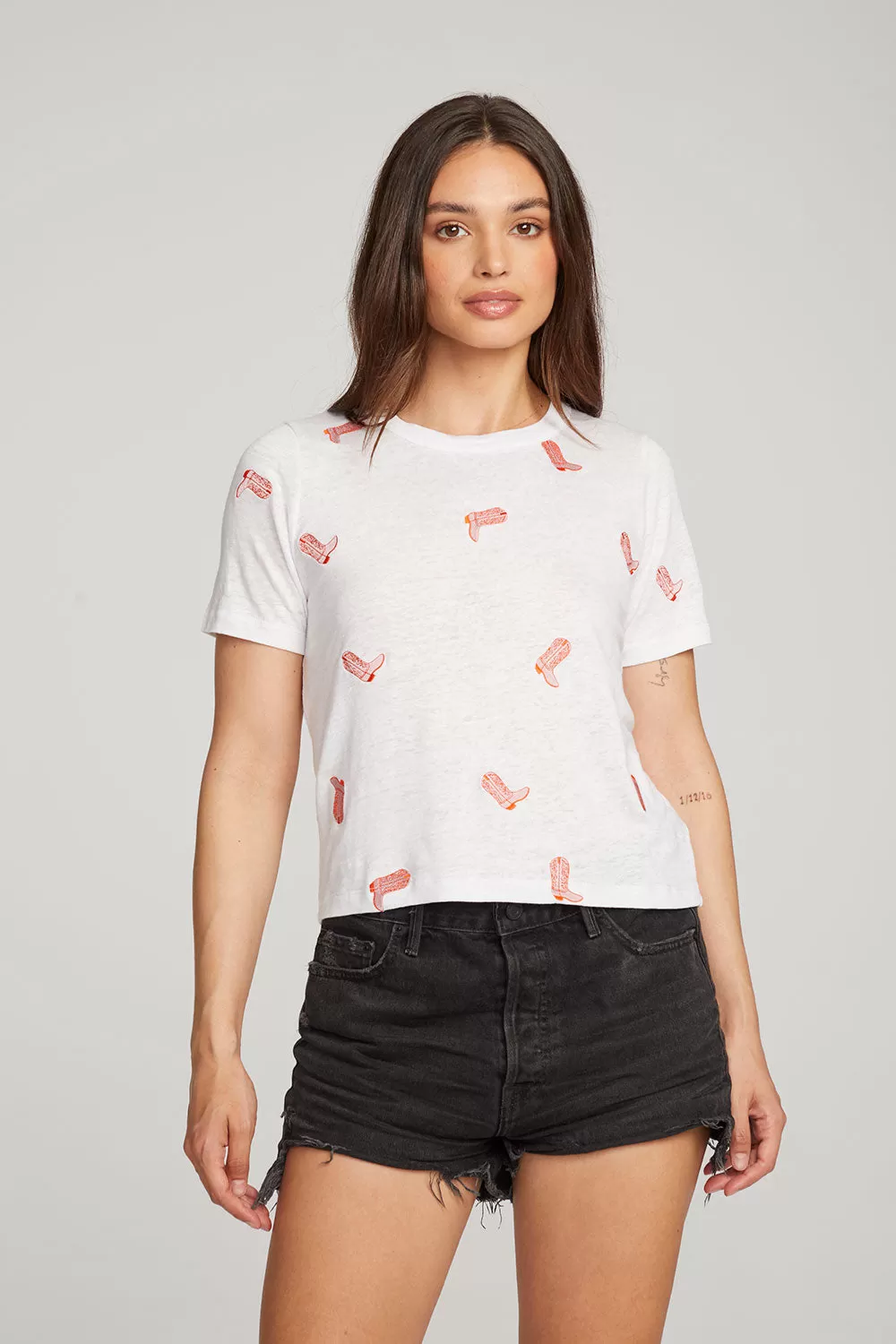 Allover Cowboy Boot Tee