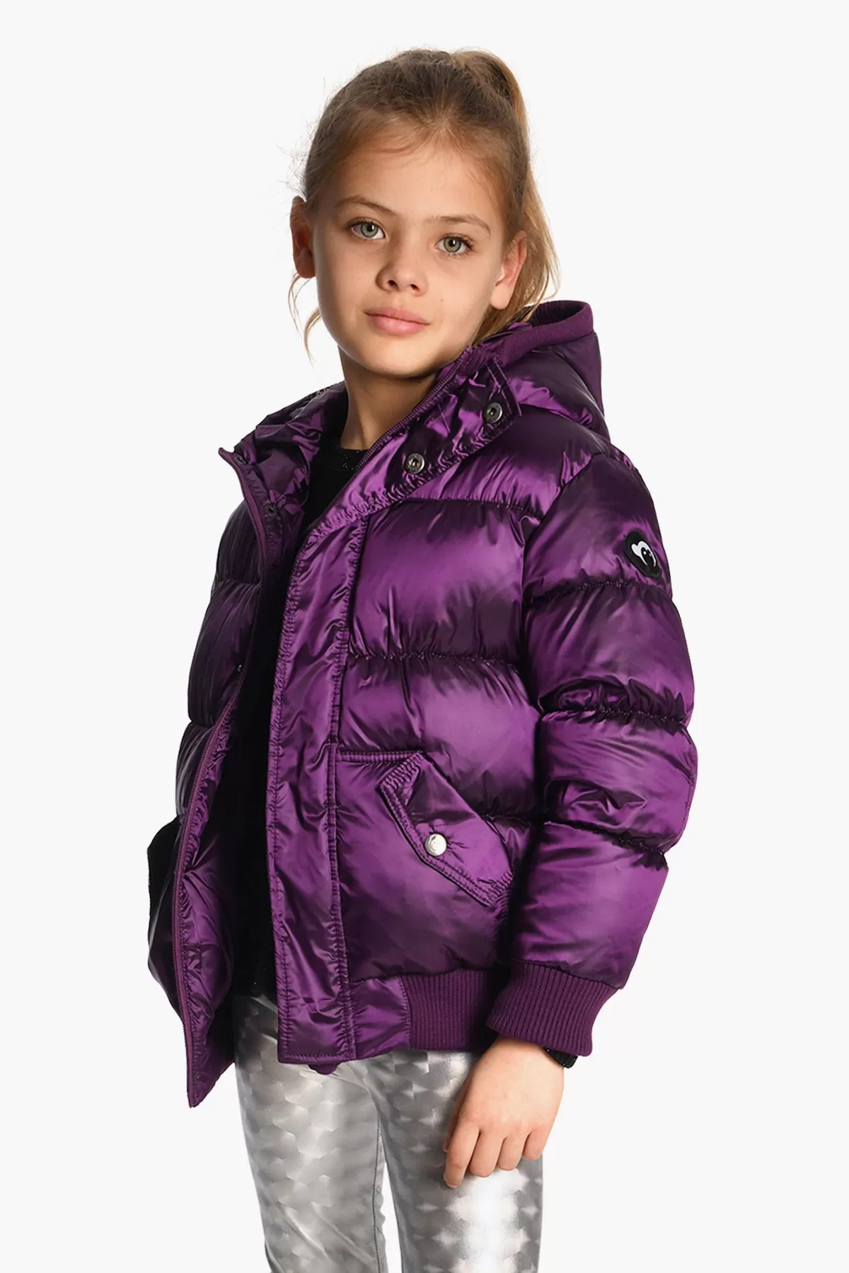 Appaman Grape Puffy Girls Coat (Size 2 left)