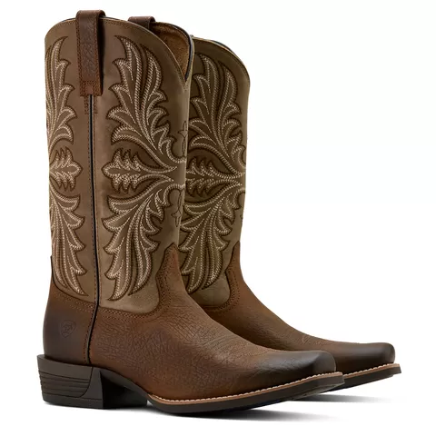 Ariat Men's Brown Bomber Hustler Cowboy Boot