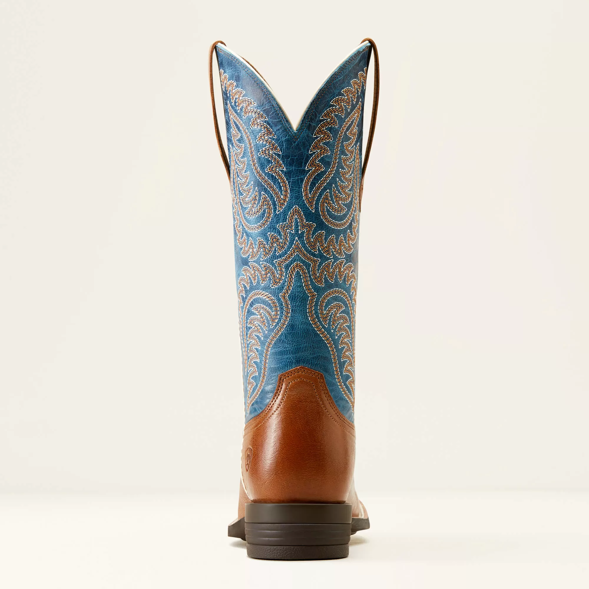 Ariat Women's Regatta Blue Cattle Caite Stretchfit Western Boot