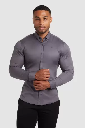 Athletic Fit Signature Shirt 2.0 in Grey