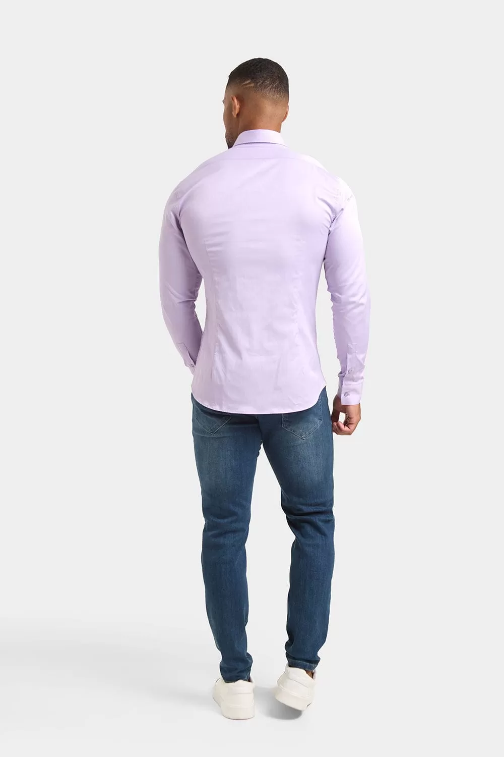 Athletic Fit Signature Shirt in Lilac