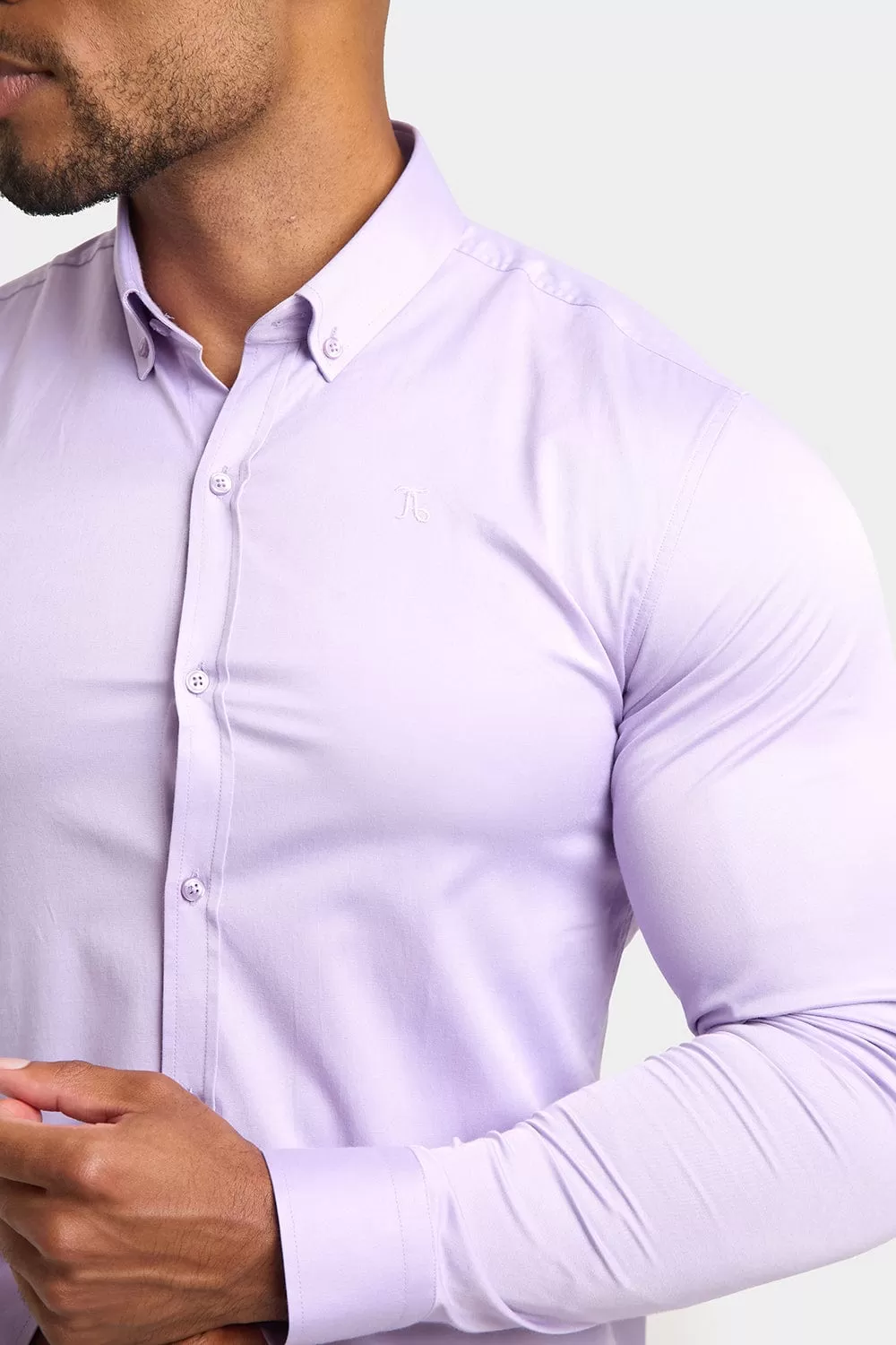 Athletic Fit Signature Shirt in Lilac