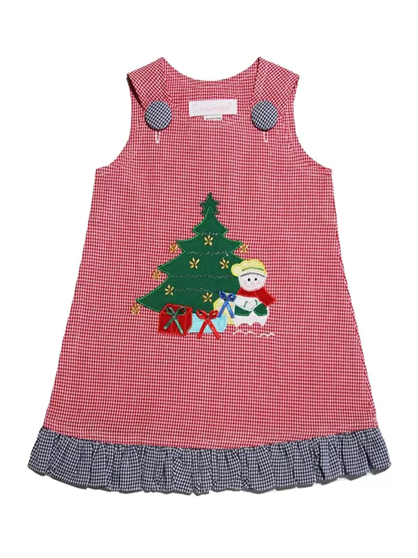 Baby Girls Christmas Red Jumper Dress