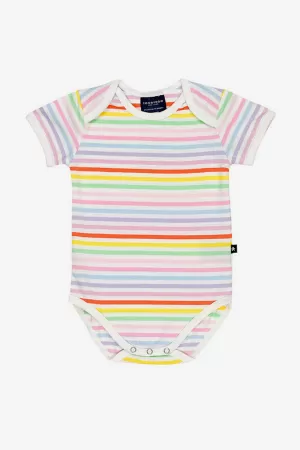 Baby Onesie Toobydoo Rainbow Striped Girls