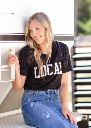 Black Speckled Local T-Shirt