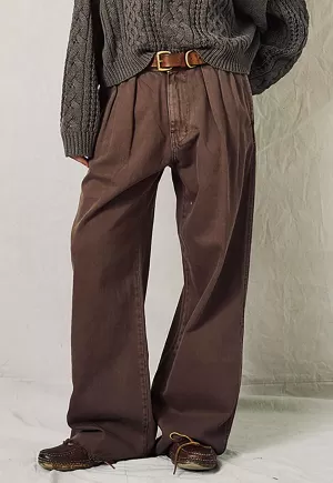 blair double pleated pant