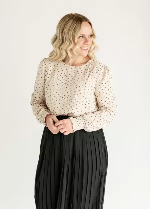 Blake Cinched Sleeve Blouse - FINAL SALE