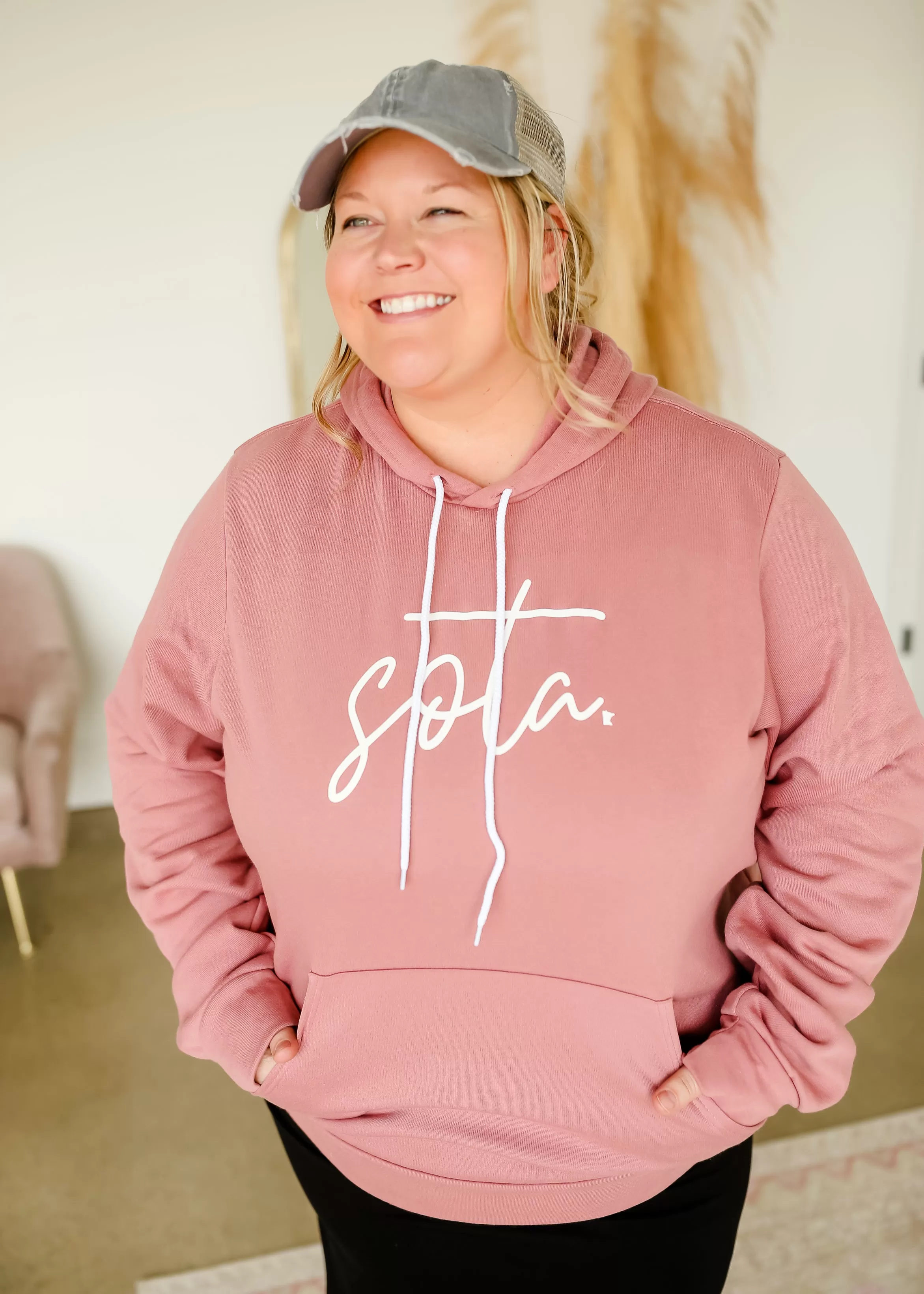 Blush Sota Hooded Sweatshirt - FINAL SALE