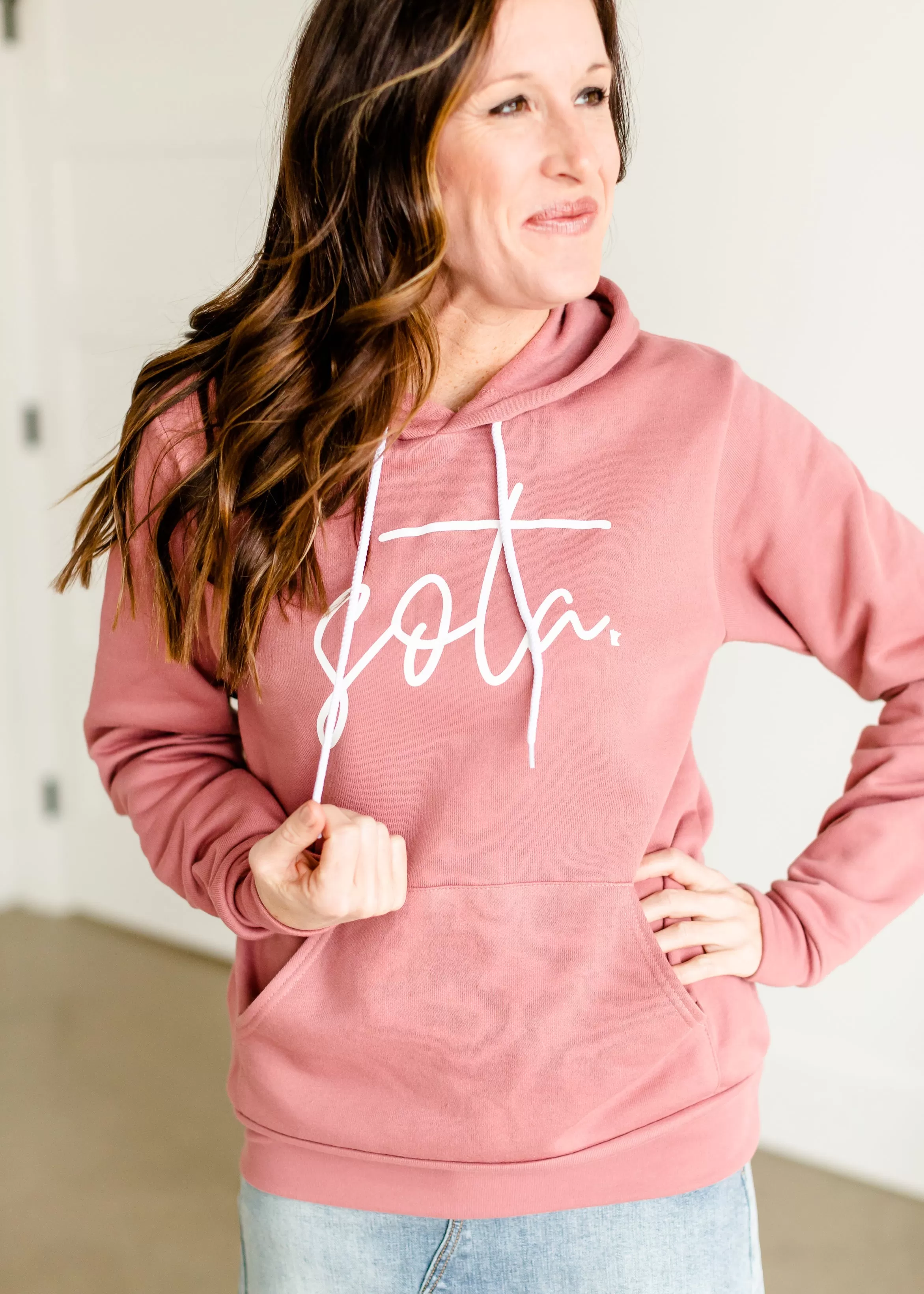 Blush Sota Hooded Sweatshirt - FINAL SALE