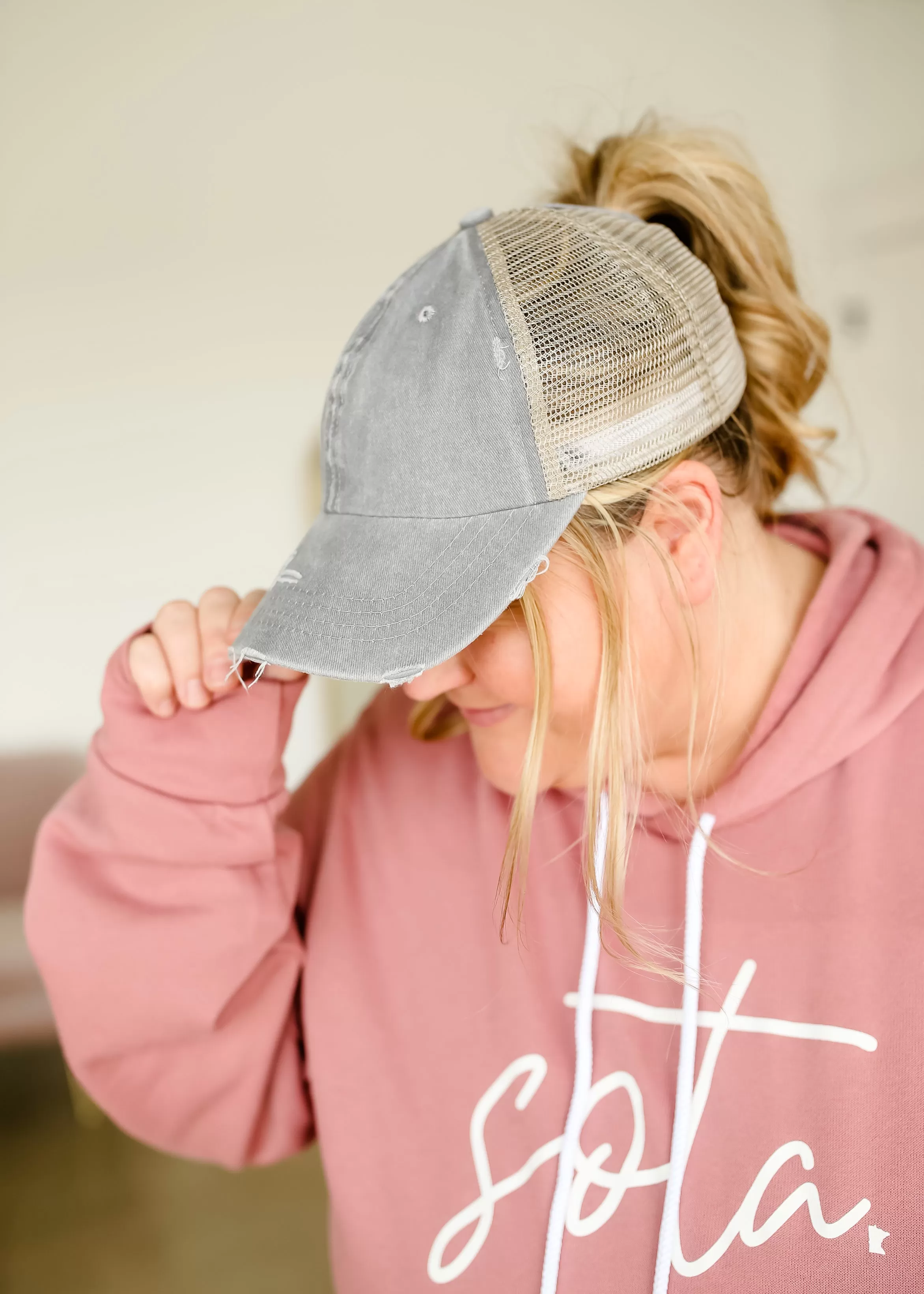 Blush Sota Hooded Sweatshirt - FINAL SALE