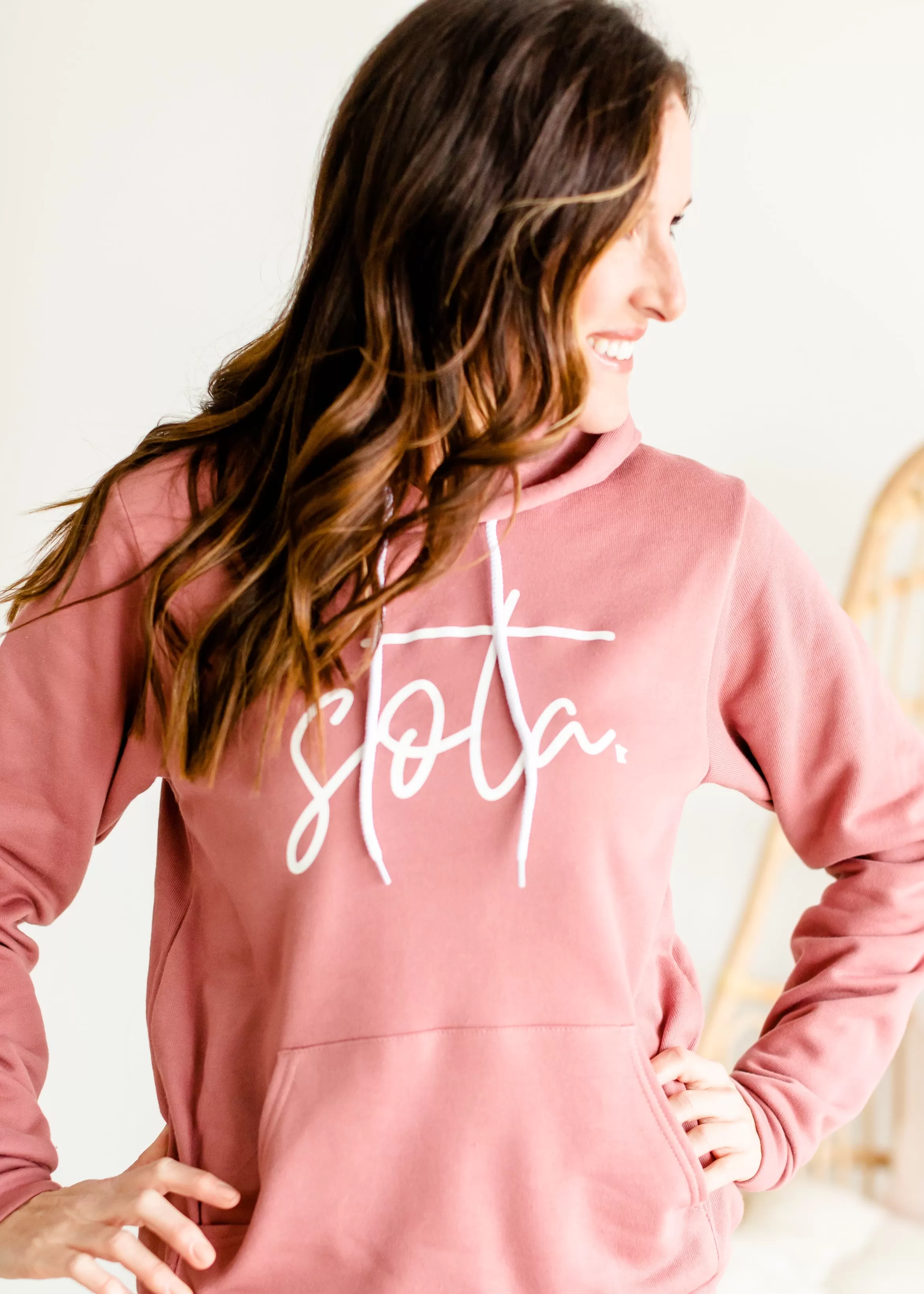 Blush Sota Hooded Sweatshirt - FINAL SALE