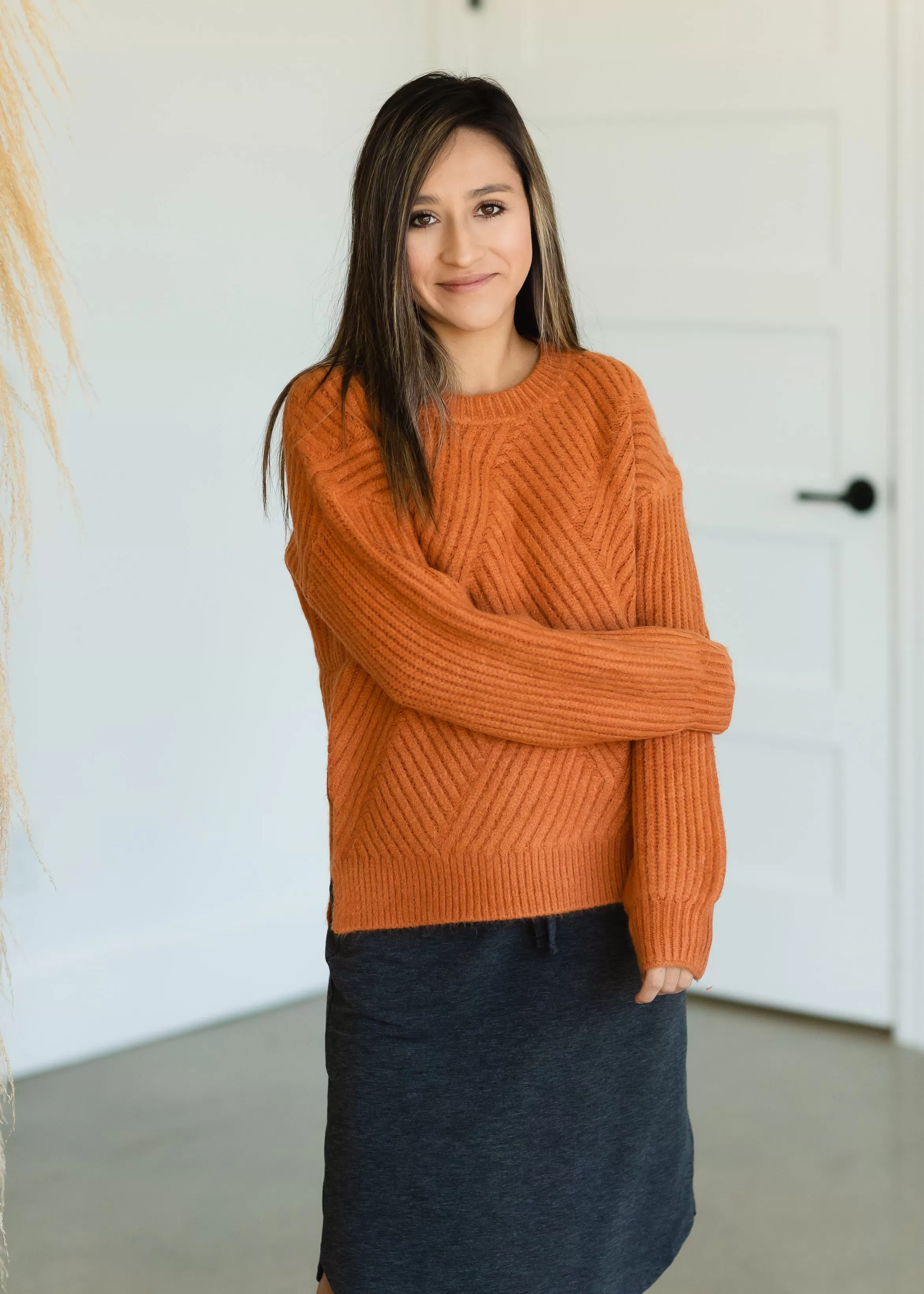 Bonnie Toffee Woven Sweater - FINAL SALE