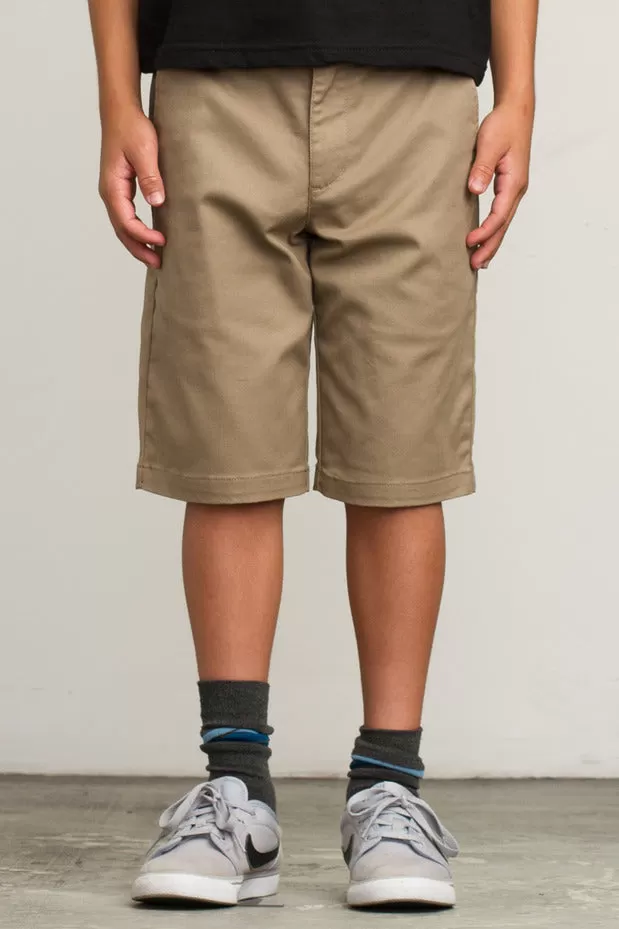 Boys Shorts RVCA Weekday - Dark Khaki