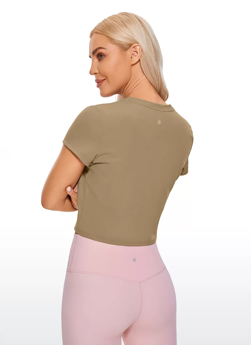 Butterluxe Cropped Short Sleeve