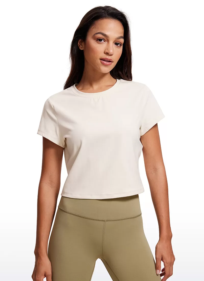 Butterluxe Cropped Short Sleeve