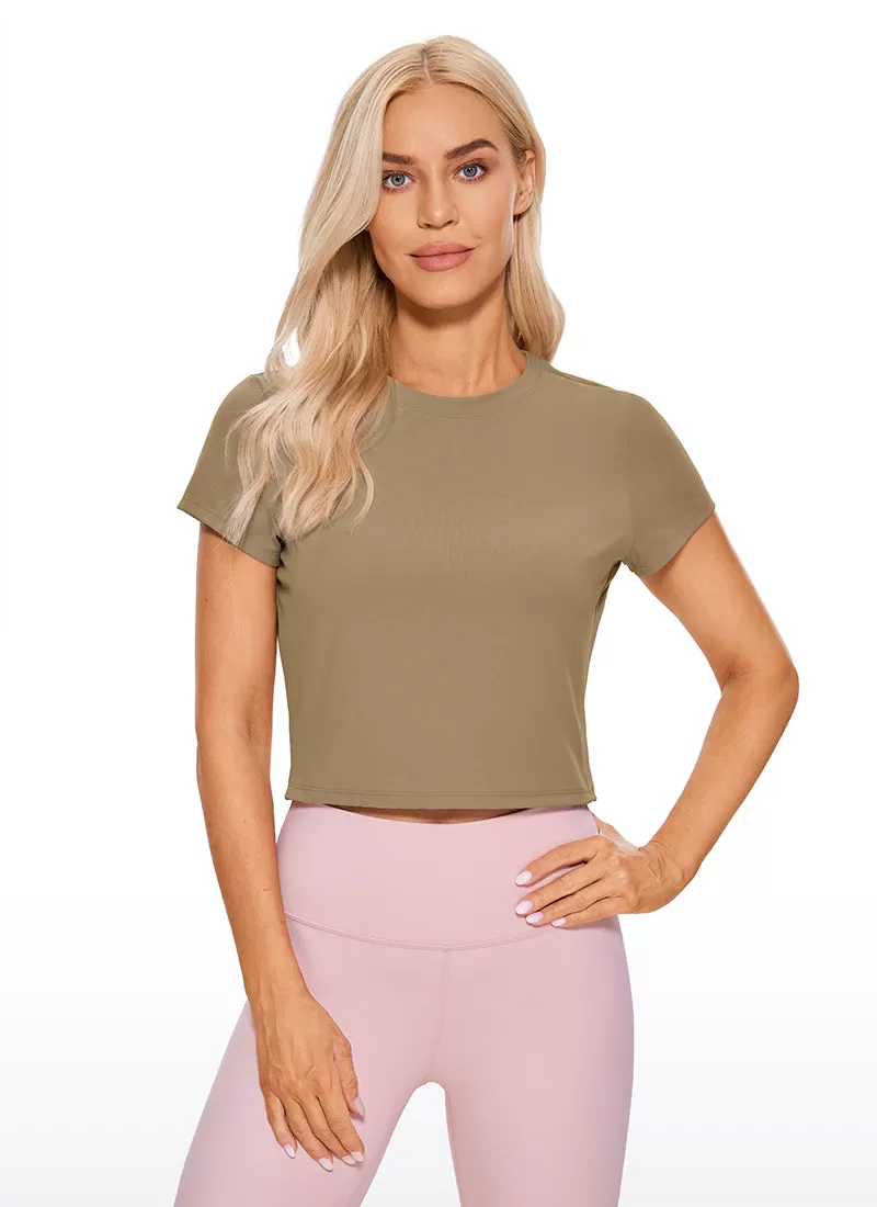 Butterluxe Cropped Short Sleeve