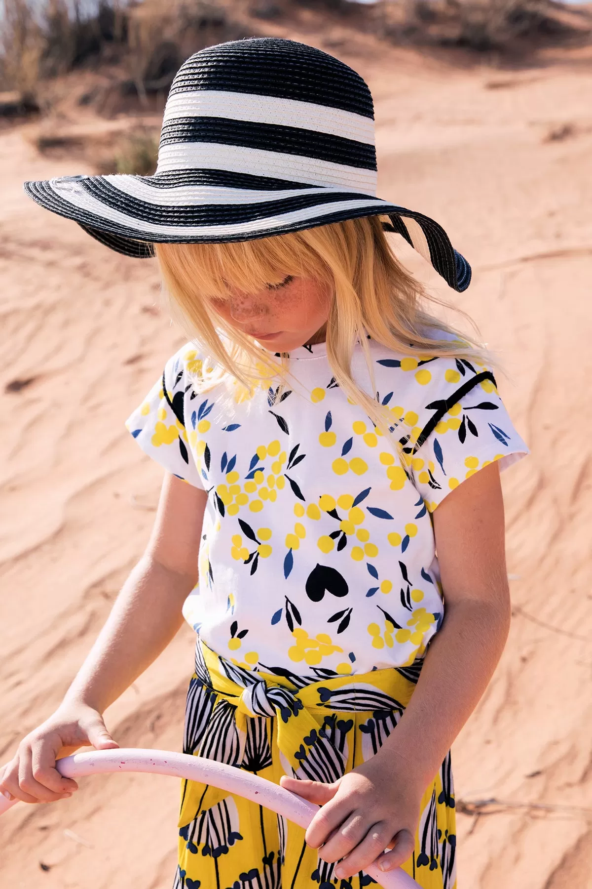 Catimini Lemon Yellow Girls Shirt