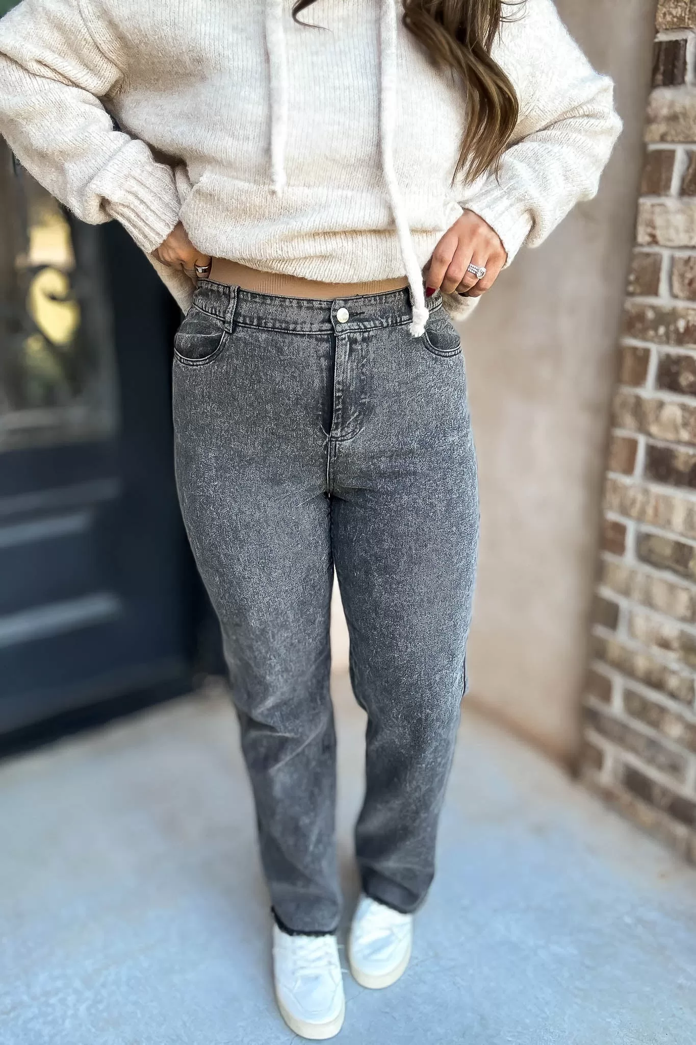 Charcoal Twill Pants