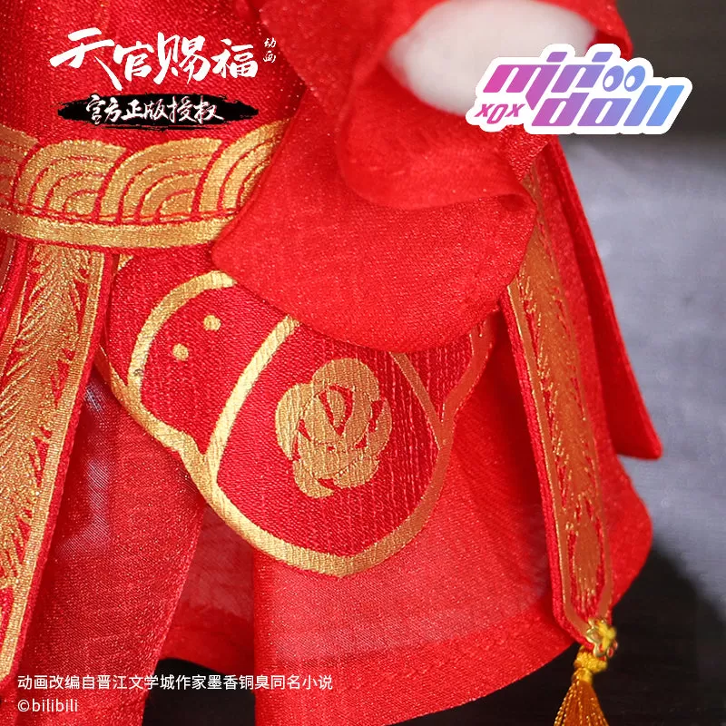 【Consignment Sales】PLUSH WONDERLAND Heaven Official's's Blessing Xie Lian Plush Cotton 20 CM Doll Clothes Bridal Dresses Chinese Style