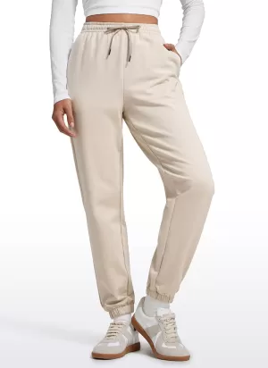 Cotton Fleece Sweatpants Pockets Joggers 28"