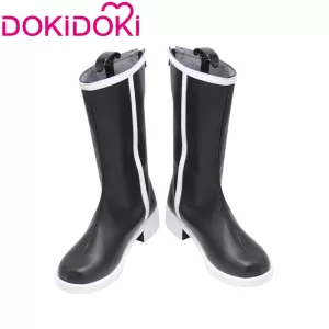 DokiDoki Anime Cosplay  Shoes Black Boots