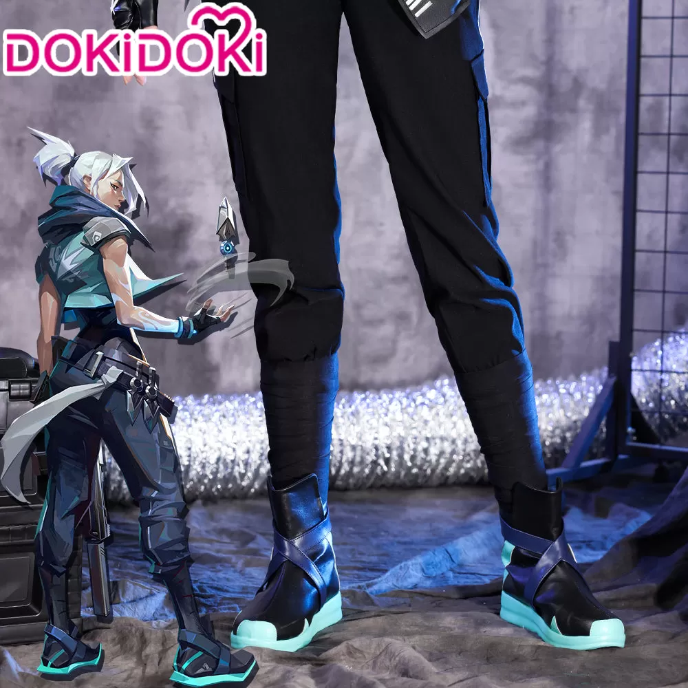 DokiDoki Game Valorant Cosplay Jett Shoes