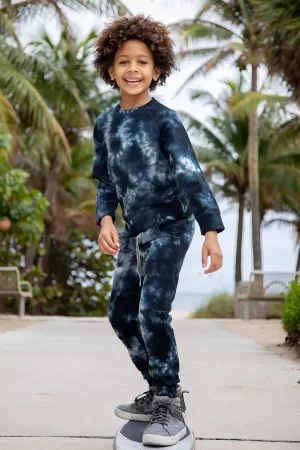 Feather 4 Arrow Tie Dye Cruz Kids Sweatpants