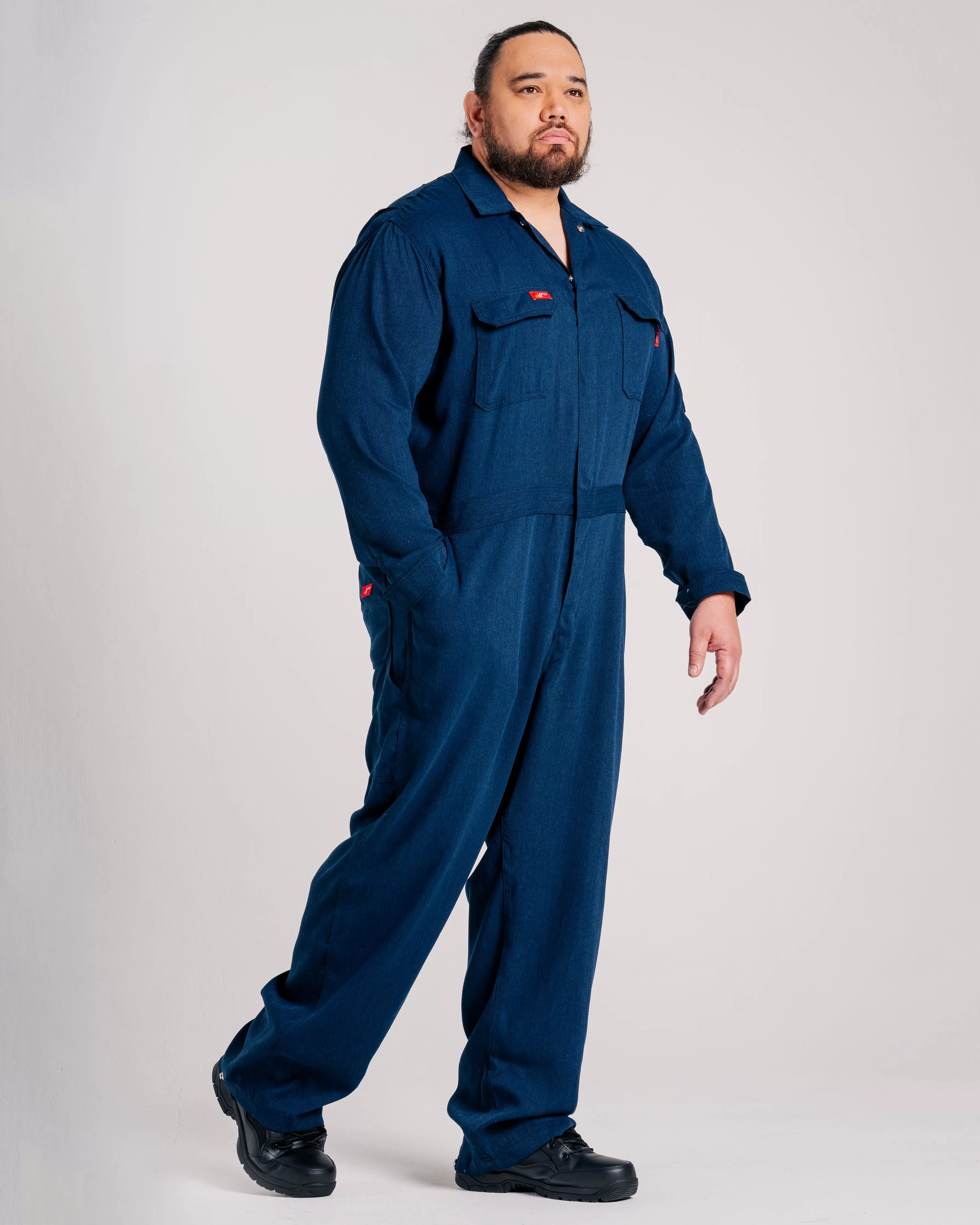 FR Deluxe 2.0 Coverall | made with 5oz. TecaSafe® One | Denim Navy