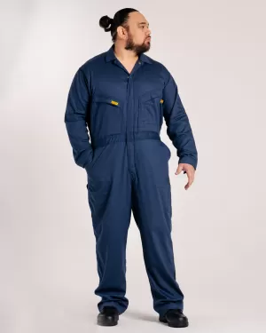 FR Deluxe Lightweight Coveralls | 6oz. 88/12 Blend | Navy