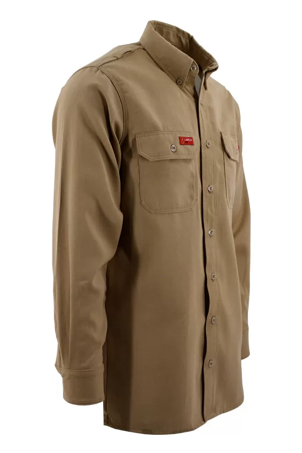 FR DH Uniform Shirt | made with 6.5oz. Westex® DH | Khaki