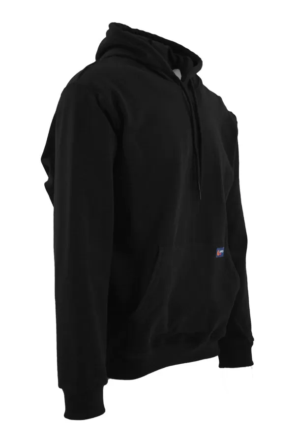 FR Hoodie Sweatshirt | 12oz.  95/5 Blend Fleece | Black