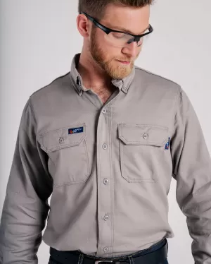 FR Uniform Shirt | 6oz. 88/12 Blend | Gray