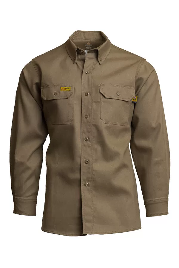 FR Uniform Shirt | 6oz. 88/12 Blend | Khaki