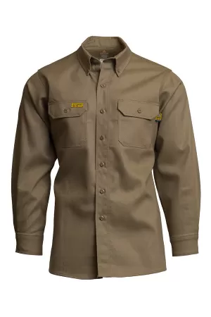 FR Uniform Shirt | 6oz. 88/12 Blend | Khaki