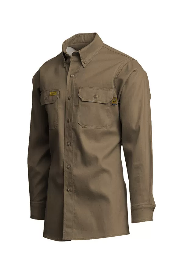 FR Uniform Shirt | 6oz. 88/12 Blend | Khaki