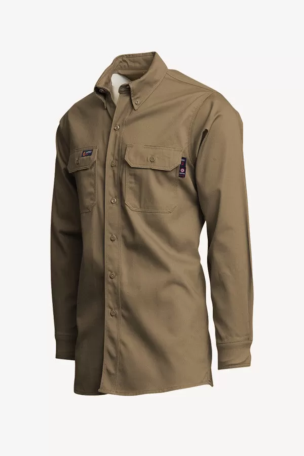 FR Uniform Shirt | 7oz. 100% Cotton | Khaki