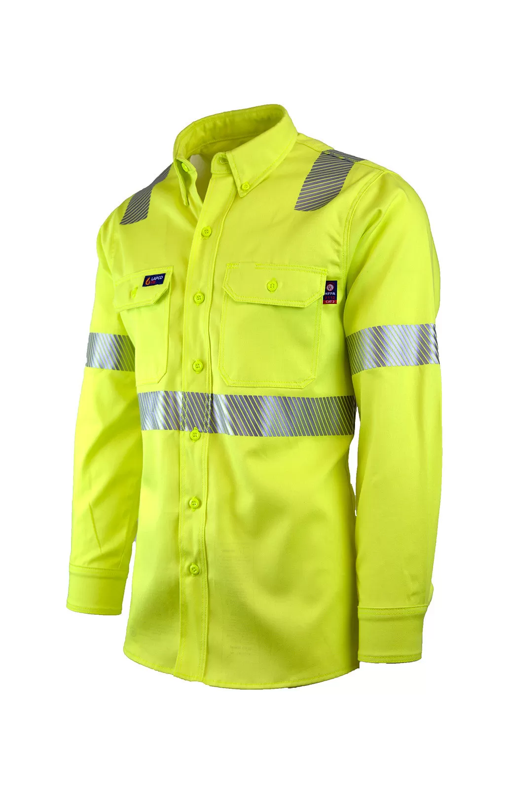 FR Uniform Shirt | Hi-Viz Class 2 | 7oz. 100% Cotton