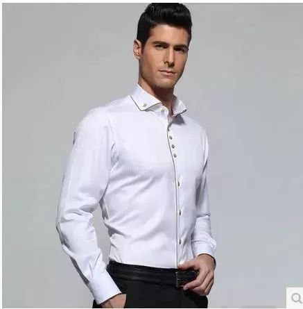 French Style Cotton Men Dress Shirt