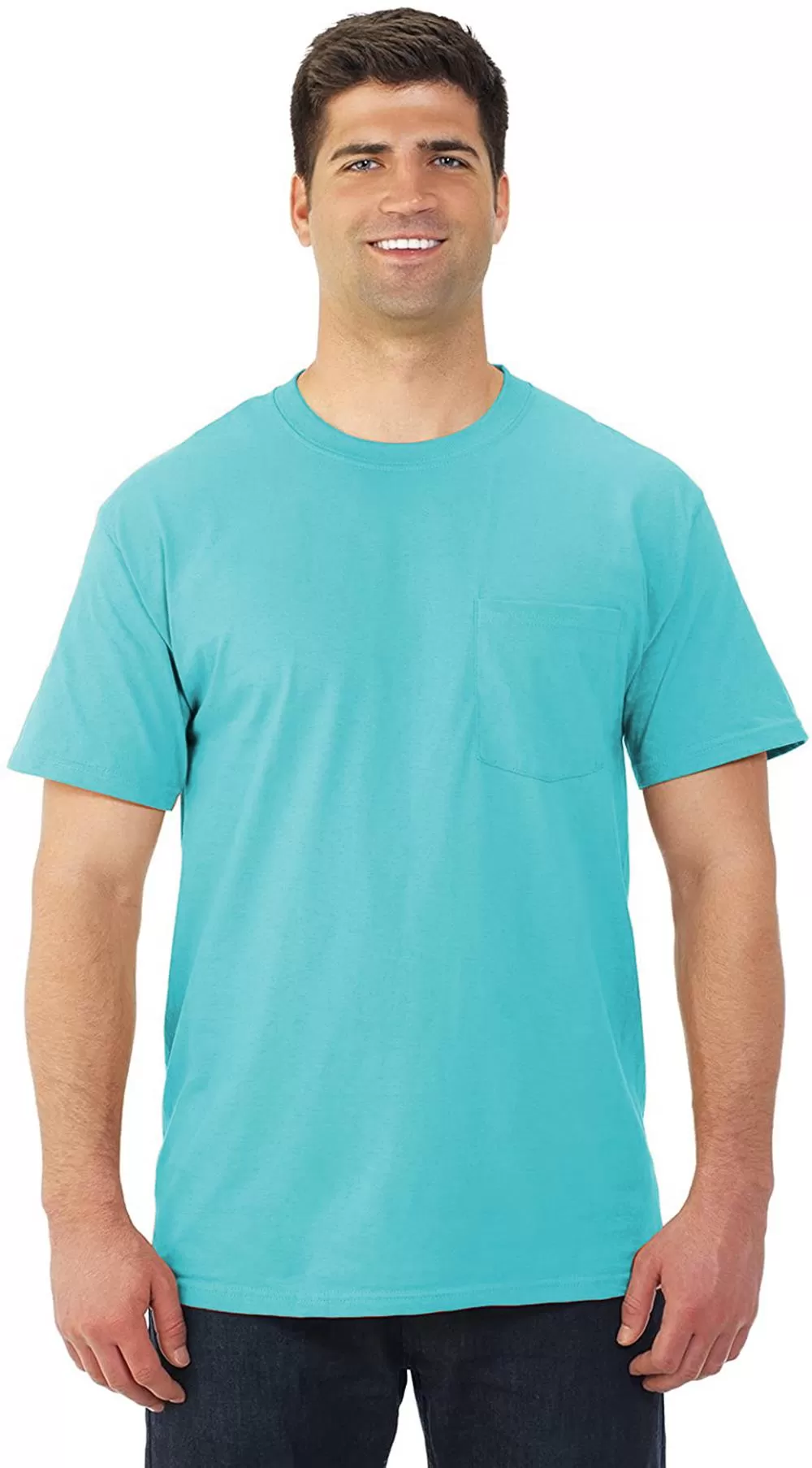 Fruit of the Loom Mens Short Sleeve Pocket T-Shirt