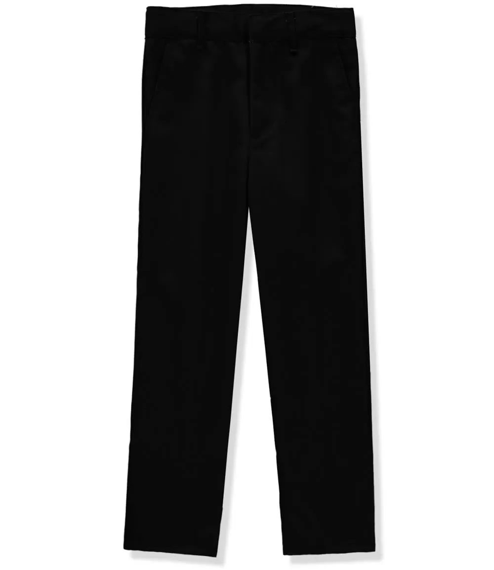 Galaxy Boys 8-20 Flat Front School Uniform Pants, Husky