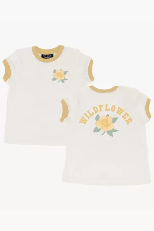 Girls Shirt Tiny Whales Wildflower (Size 3 left)