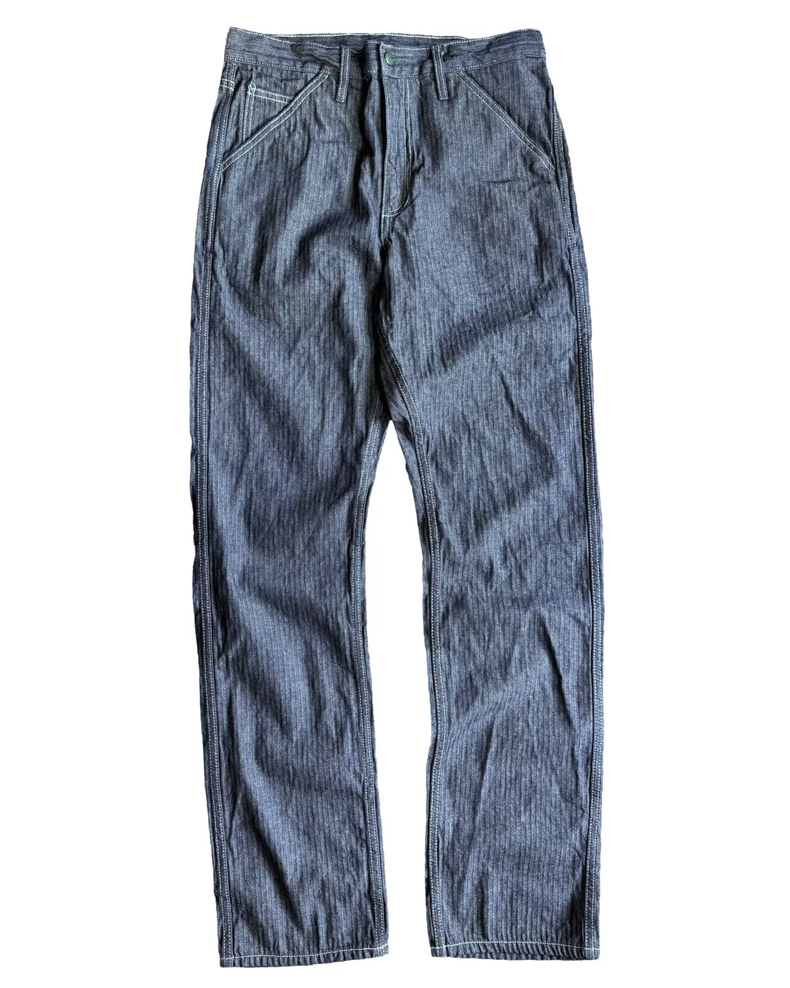 Herringbone Work Uniform Denim New Wider Fit