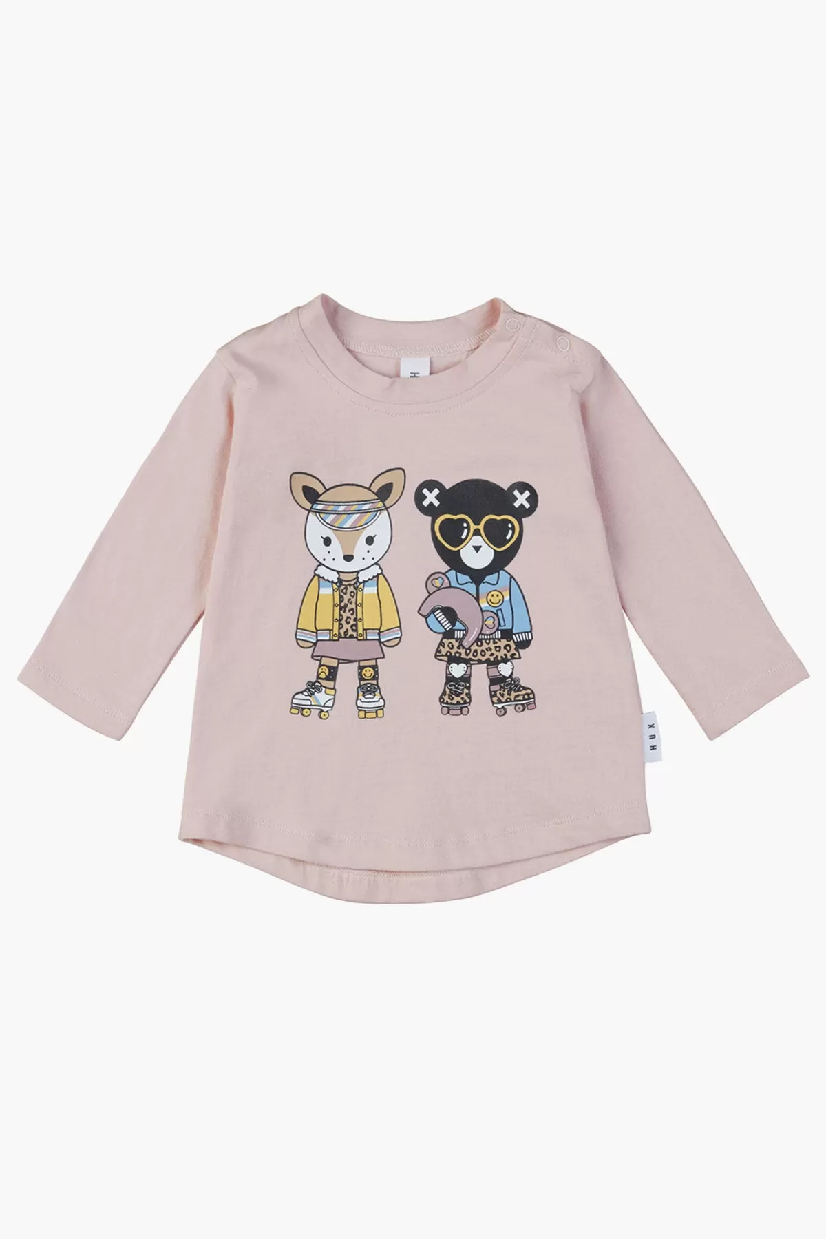 Huxbaby Animal Skater Girls Shirt