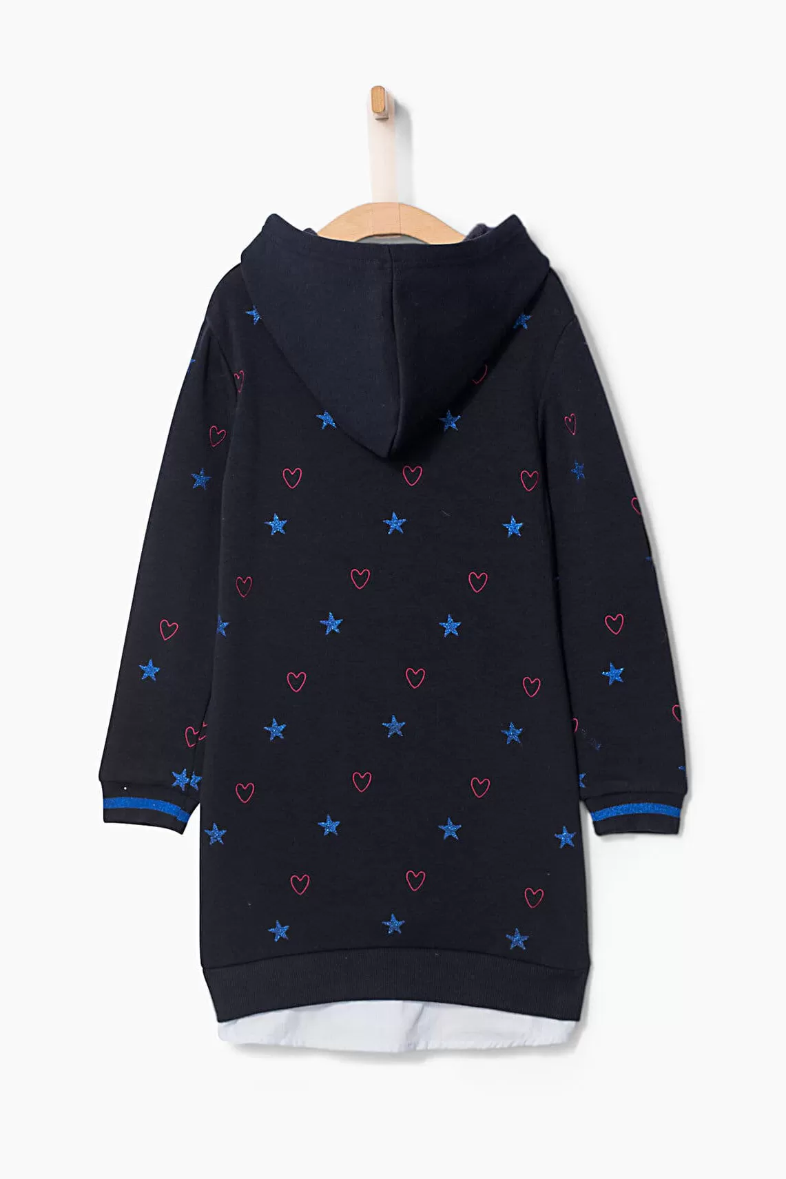 IKKS Hearts Hoodie Tunic Girls Dress